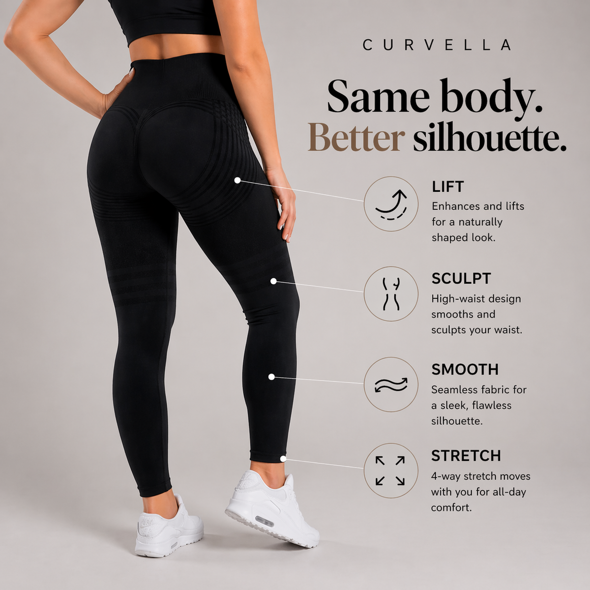 Curvella Sculpt Leggings